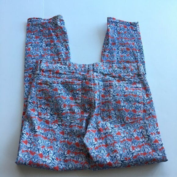 Liberty Toothpick Jean in Matilda Tulip Floral - Picture 4 of 9